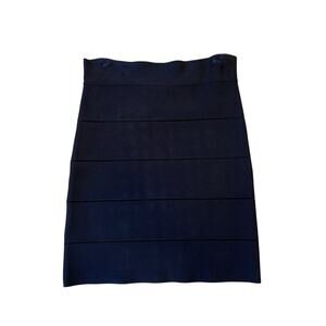 BCBGMAXAZRIA Black Bandage Pencil Skirt Size S